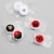 Big Dot of Happiness Red Carpet Hollywood Movie Night Round Candy Sticker Favors - 108 Ct Perspective: top