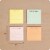 U Brands Painted Fruits Mini Sticky Note Set Perspective: top