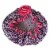 Kella Milla Stylish Satin Shower Cap, Pink Leopard Perspective: top