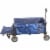 Timber Ridge Foldable Rolling Utility Tailgate Wagon Cart, Red Perspective: top