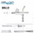 Airbrushing System with Gravity Feed Airbrush with 0.3mm Tip, Mini Compressor, Hose, Case Perspective: top