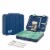Built Gourmet Lunch Case & Utensils - Navy/Turquoise Perspective: top