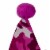 Northlight 16  Pink and White Camouflage Christmas Santa Unisex Adult Hat Costume Accessory - Perspective: top