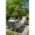 Alfresco Home Castlewood 4-piece Resin Wicker Seating Group in Stone Gray Perspective: top