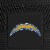 Fanmats 27x17in Vinyl Front Car Floor Mat 2 Piece Set, NFL Los Angeles Chargers Perspective: top