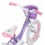 Joystar Angel Girls 18 In Kids Bike w/ Training Wheels, Ages 5-9, Pink & Purple Perspective: top