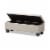 Hannah Storage Bench in Beige Perspective: top
