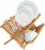 Honey Can Do Bamboo Drying Rack - Natural Perspective: top