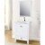 Elegant Decor VF-2001 24 in. Single Bathroom Vanity Set, White - Large Perspective: top