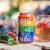 House Wine Rose Bubbles Wine Spritzer Single Can Perspective: top