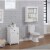 Dorset 27 W x 29 H Wall Mounted Bath Storage Cabinet with Two Open Shelves Perspective: top