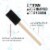 1 inch Foam Sponge Wood Handle Paint Brush Set (Full Case of 600) - Lightweight and durable Perspective: top