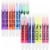 Bible Safe Gel Highlighters, Assorted Bright Neon Fluorescent Highlight Colors - 16 Count Perspective: top