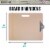 Artist Sketch Tote Board - Great for Classroom, Studio or Field Use (11 x17 ) Perspective: top