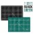 12  x 18  Green/Black Self Healing 5-Ply Double Sided Durable Non-Slip PVC Cutting Mat Perspective: top
