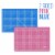 12  x 18  Pink/Blue Self Healing 5-Ply Double Sided Durable Non-Slip PVC Cutting Mat Perspective: top