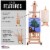 Multi-Function Studio Artist Wooden Floor Easel - Adjustable, Tilts Flat, Adjusts to 97  High Perspective: top