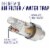 Airbrush In-Line Mini Air Filter and Water Trap - For 1/8  threads Perspective: top