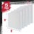 8  x 8  Gallery Depth 1-1/2  Profile Stretched Canvas 5-Pack - Gesso Triple Primed Cotton Perspective: top