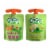 GoGo Squeez Fruit & Veggies Boulder Berry and Zippin' Zingin' Pear Applesauce Perspective: top