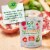 GoGo Squeez Happy TummieZ Organic Apple Strawberry Pomegranate Spinach Fruit & Veggie Pouch Perspective: top