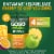 GoGo squeeZ Active Fruit Blend with B Vitamins, Energy Release* Tropical Fruit Punch Perspective: top