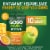 GoGo squeeZ® Active Tropical Fruit Punch Fruit Blend Energy Release Pouches Perspective: top