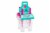 Core Home Ice Pop Mold - Pink Perspective: top