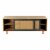 Moe's Home Collection Ashton 55  Wood Media Console/TV Stand in Natural/Black Perspective: top