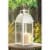 Home Locomotion 10001047 Distressed Ivory Candle Lantern Perspective: top