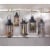 Home Locomotion  Large Rustic Wood Lantern Perspective: top