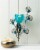 Peacock Blossom Single Sconce Perspective: top