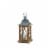 Gallery of Light 10018827 Wooden Diamond Lattice Lantern Perspective: top
