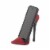 Sparkle Red Shoe Phone Holder Perspective: top