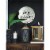 Zingz & Thingz Nikki Chu Gramercy Hammered Metal Vase in Black Perspective: top