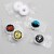 Big Dot of Happiness Bam Superhero - Party Round Candy Sticker Favors (1 Sheet of 108) Perspective: top