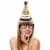Big Dot of Happiness Pop, Fizz, Clink - Cone 2023 New Year's Eve Resolution Party Hats - 8 Ct Perspective: top