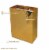Gold Foil Gift bags with Handles, Designer Solid Gold Paper Gift Wrap Bag Perspective: top
