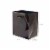 Extra Small Black Hologram Gift bags with Handles, Designer Solid Black Paper Gift Wrap Bags Perspective: top
