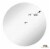 Hamilton Hills 24  Round Natural Brushed Stainless Steel Mirror Perspective: top