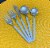 Vibhsa Hammed Silver Flatware Set 20 Piece - Silver/White Perspective: top