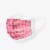 50 Pack EZ Breezy Kids Disposable Face Masks - Perfect Size for Children (Pink, 4-12 Years) Perspective: top