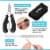 ZenToes Toe Nail Clipper Professional Pedicure Tools Set for Thick and Ingrown Toenails Perspective: top