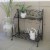 Folding Plant Stand 2 Shelf Perspective: top