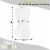 WeeSprout Unisex Organic Towel Cotton Burp Cloths, Ultra-Absorbent Layers, White, Set of 4 Perspective: top