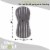 WeeSprout Unisex Organic Towel Cotton Burp Cloths, Ultra-Absorbent Layers, Neutral, Set of 4 Perspective: top