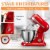 Geek Chef GSM45R Stainless Steel 4.8 Quart Bowl 12 Speed Baking Stand Mixer, Red Perspective: top