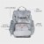 Sunveno Tweed Drawstring Buckle Diaper Backpack Perspective: top