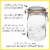Le Parfait Super Jars – French Glass Round Jars With Airtight Lid For Canning Food Storage Perspective: top