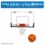 Botabee 5  Mini Basketball Balls 3 Pack | PVC, Small Basketball for Indoor/Outdoor Play Perspective: top